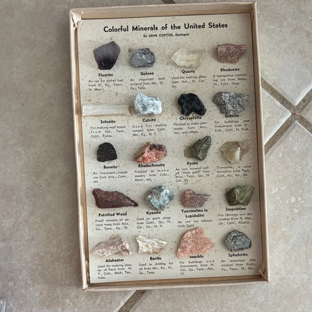 Colorful Mineral Collection Display - Picture 5 of 6